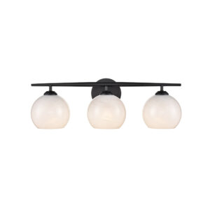 Millennium Lighting 18103-MB Kimorra Three Light Vanity Matte Black finish