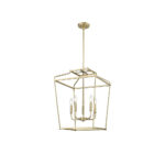 Millennium Lighting 19005-VB Nelitta Five Light Pendant Vintage Brass finish