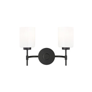 Millennium Lighting 19602-MB Keylee Two Light Sconce Matte Black finish
