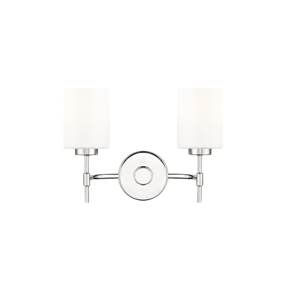 Millennium Lighting 19602-PN Keylee Two Light Sconce Polished Nickel finish