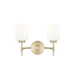 Millennium Lighting 19602-VB Keylee Two Light Sconce Vintage Brass finish
