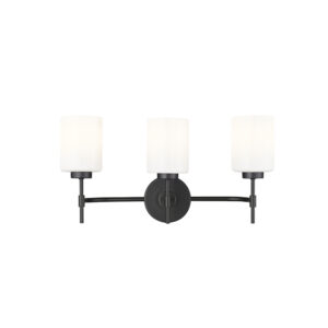 Millennium Lighting 19603-MB Keylee Three Light Sconce Matte Black finish