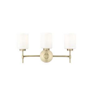 Millennium Lighting 19603-VB Keylee Three Light Sconce Vintage Brass finish