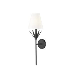 Millennium Lighting 19701-MB Primrose One Light Sconce Matte Black finish