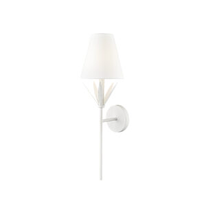 Millennium Lighting 19701-TWH Primrose One Light Sconce Textured White finish