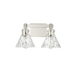 Millennium Lighting 20002-PN Barlon Two Light Vanity Polished Nickel finish