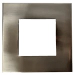 Goodlite G-48389 4" Square Slim Brushed Nickel Cover