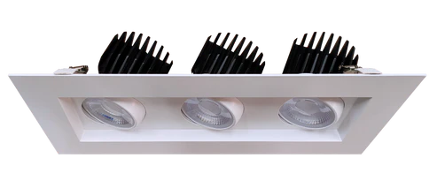 Goodlite G-99023 4” Triple Head Regress Multiple Gimbal, White - Image 2