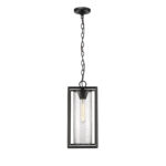 Millennium Lighting 4562-PBK Wheatland One Light Outdoor Hanging Lantern Powder Coated Black finish