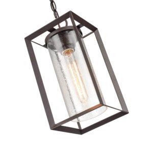 Millennium Lighting 4571-PBZ Wheatland One Light Outdoor Pendant Powder Coated Bronze finish