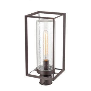 Millennium Lighting 4581-PBZ Wheatland One Light Outdoor Post Lantern Powder Coated Bronze finish