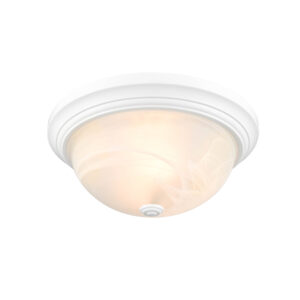 Millennium Lighting 4603-WH Two Light Flushmount White finish
