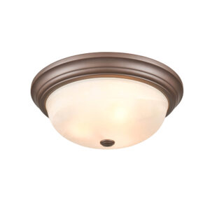 Millennium Lighting 4605-BZ Three Light Flushmount Bronze finish