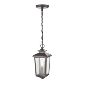 Millennium Lighting 4621-PBZ Eldrick One Light Outdoor Pendant Powder Coated Bronze finish