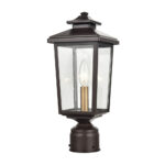 Millennium Lighting 4631-PBZ Eldrick One Light Outdoor Post Light Powder Coated Bronze finish