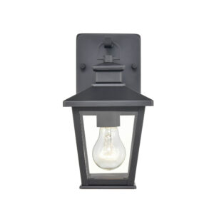 Millennium Lighting 4701-PBK Bellmon One Light Outdoor Sconce Powder Coated Black finish