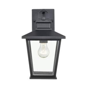 Millennium Lighting 4711-PBK Bellmon One Light Outdoor Sconce Powder Coated Black finish