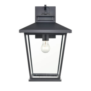 Millennium Lighting 4721-PBK Bellmon One Light Outdoor Wall Mount Powder Coated Black finish