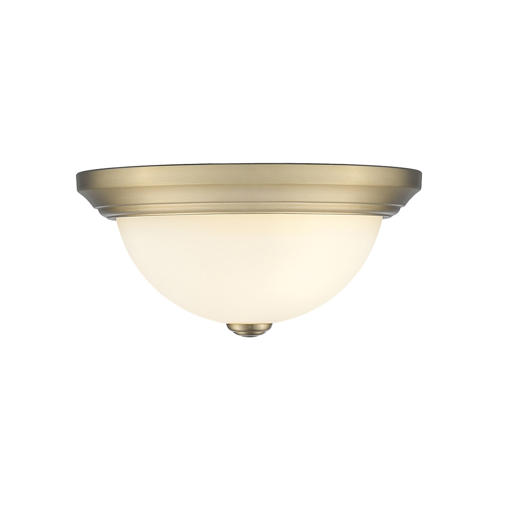Millennium Lighting 4901-MG Two Light Flushmount Modern Gold finish