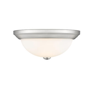 Millennium Lighting 4903-BN Two Light Flushmount Brushed Nickel finish