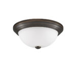 Millennium Lighting 4903-RBZ Two Light Flushmount Rubbed Bronze finish