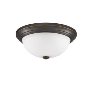 Millennium Lighting 4903-RBZ Two Light Flushmount Rubbed Bronze finish