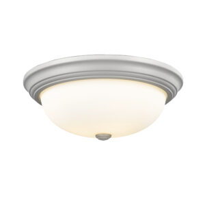 Millennium Lighting 4905-SN Three Light Flushmount Satin Nickel finish