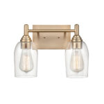 Millennium Lighting 4992-MG Arlett Two Light Vanity Modern Gold finish