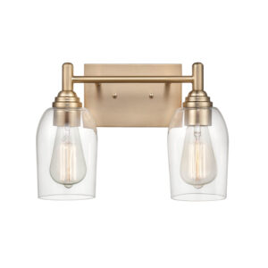 Millennium Lighting 4992-MG Arlett Two Light Vanity Modern Gold finish