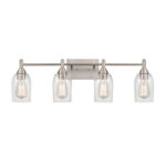 Millennium Lighting 4994-BN Arlett Four Light Vanity Brushed Nickel finish