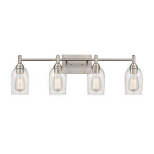 Millennium Lighting 4994-BN Arlett Four Light Vanity Brushed Nickel finish