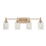 Millennium Lighting 4994-MG Arlett Four Light Vanity Modern Gold finish