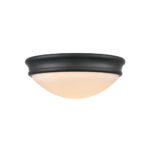 Millennium Lighting 5221-MB One LIght Flushmount Matte Black finish