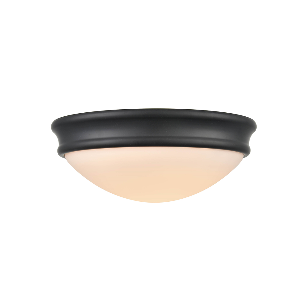 Millennium Lighting 5221-MB One LIght Flushmount Matte Black finish