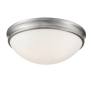 Millennium Lighting 5225-BN Three LIght Flushmount Brushed Nickel finish