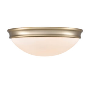 Millennium Lighting 5225-MG Three LIght Flushmount Modern Gold finish