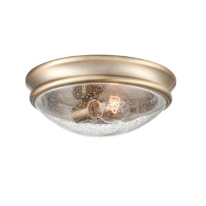 Millennium Lighting 5226-MG One Light Flushmount Modern Gold finish