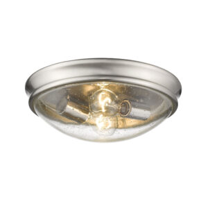 Millennium Lighting 5228-BN Two Light Flushmount Brushed Nickel finish