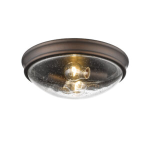 Millennium Lighting 5228-RBZ Two Light Flushmount Rubbed Bronze finish