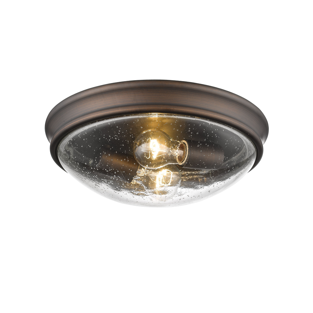Millennium Lighting 5228-RBZ Two Light Flushmount Rubbed Bronze finish