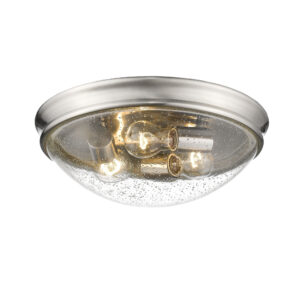 Millennium Lighting 5229-BN Three Light Flushmount Brushed Nickel finish