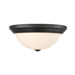 Millennium Lighting 5403-MB Two Light Flushmount Matte Black finish