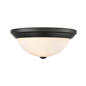 Millennium Lighting 5403-MB Two Light Flushmount Matte Black finish