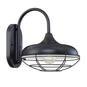 Millennium Lighting 5441-SB R-Series One Light Outdoor Sconce Black finish