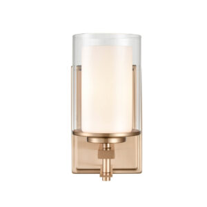 Millennium Lighting 5501-MG Huderson One Light Sconce Modern Gold finish