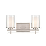 Millennium Lighting 5502-BN Huderson Two Light Vanity Brushed Nickel finish