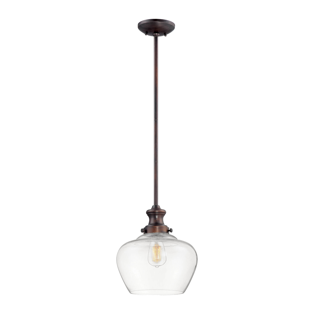 Millennium Lighting 5711-RBZ One Light Pendant Rubbed Bronze finish