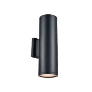 Millennium Lighting 8002-MB Vegas Two Light Outdoor Wall Sconce Matte Black finish