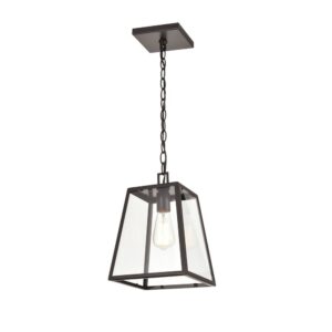 Millennium Lighting 8011-PBZ Grant One Light Outdoor Pendant Powder Coated Bronze finish