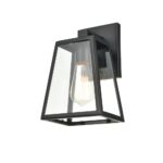 Millennium Lighting 8041-PBK Grant One Light Outdoor Wall Sconce Powder Coated Black finish
